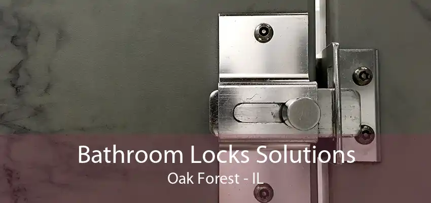 Bathroom Locks Solutions Oak Forest - IL